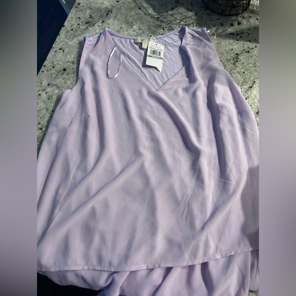 Purple Michael Kors Light Top